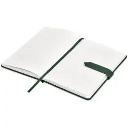 Altitude Emperor A5 Hard Cover Notebook Dark Green Open